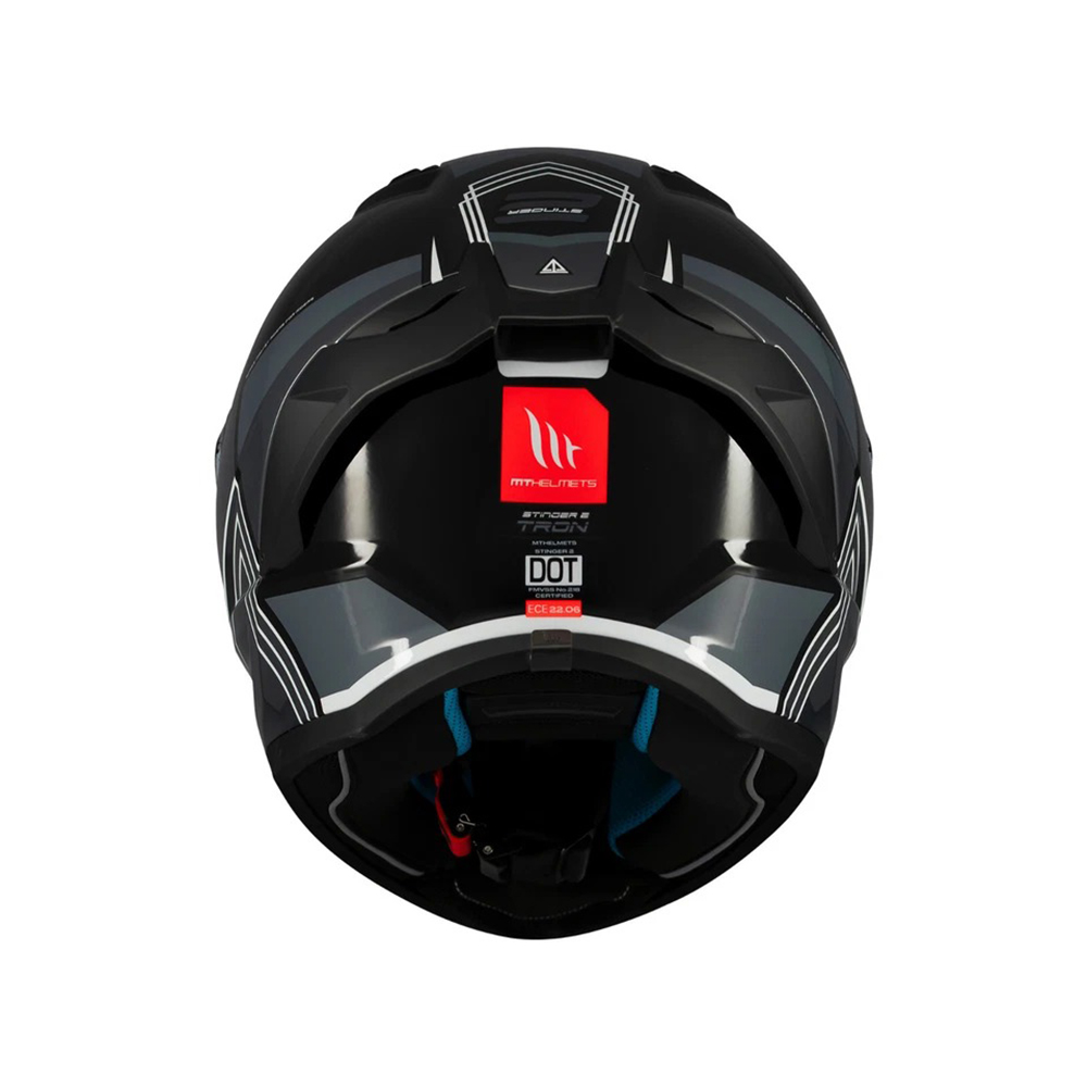 MT Stinger 2 Tron Full Face Helmet - Image 6