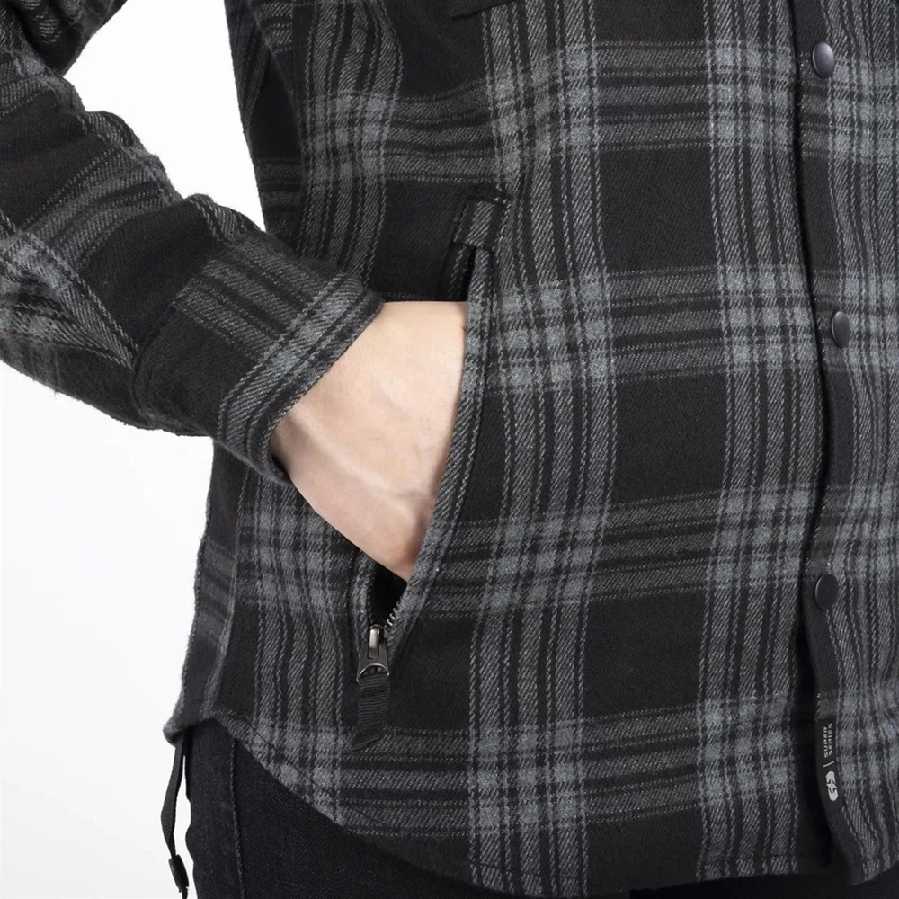 Oxford Kickback 3.0 Womens Shirt - Grey - Image 9