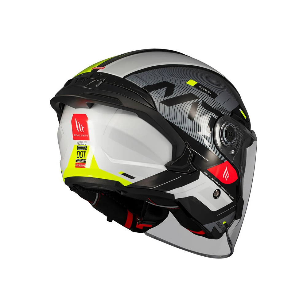 MT Cosmo SV Silence Open Face Helmet - Image 12