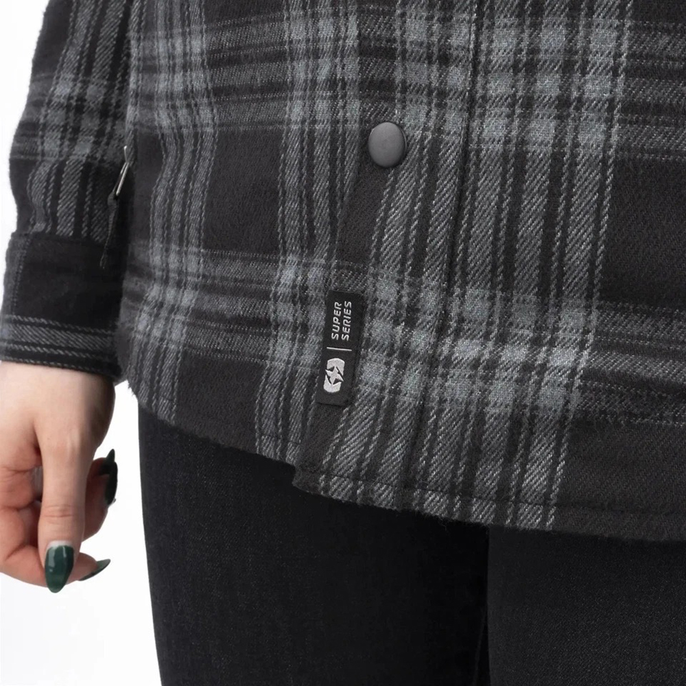 Oxford Kickback 3.0 Womens Shirt - Grey - Image 7