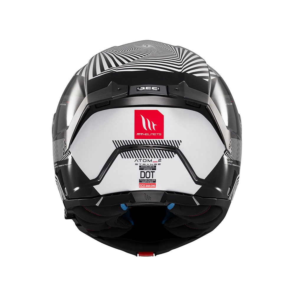 MT Atom 2 Strange Modular Helmet - Gloss Black - Image 8