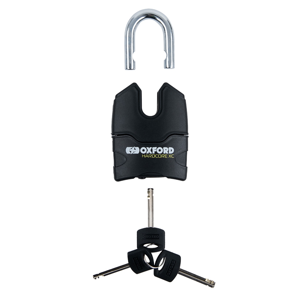 Oxford Hardcore XC13 11mm Padlock Black - Image 2