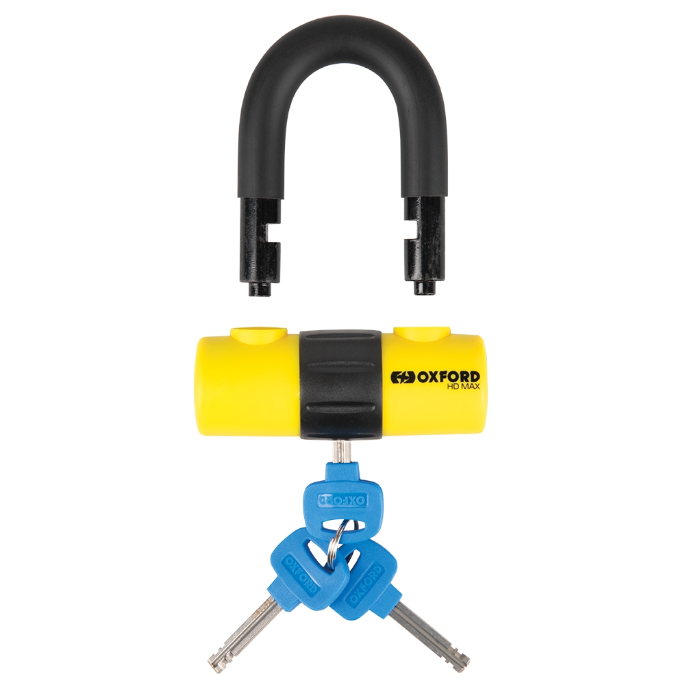 Oxford HD Max 14mm Disc Lock Yellow - Image 2