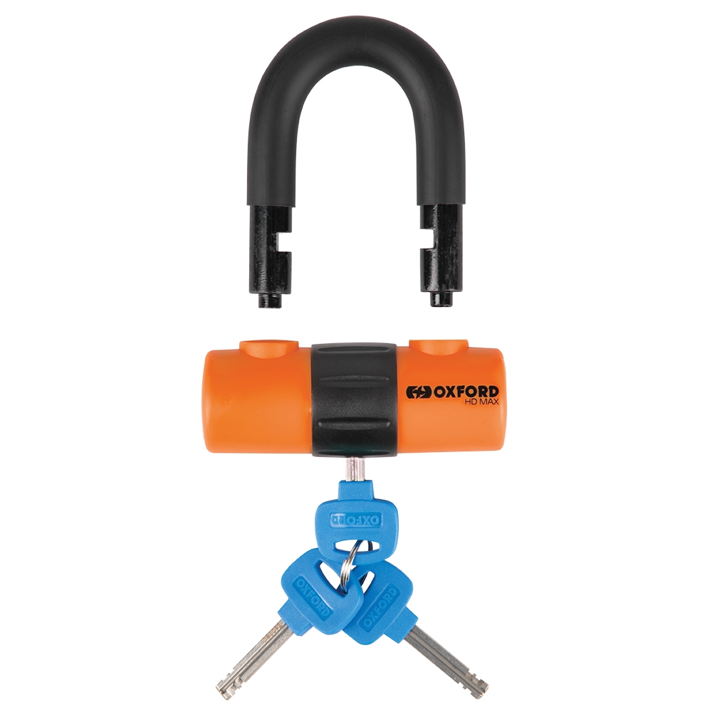 Oxford HD Max 14mm Disc Lock Orange - Image 2