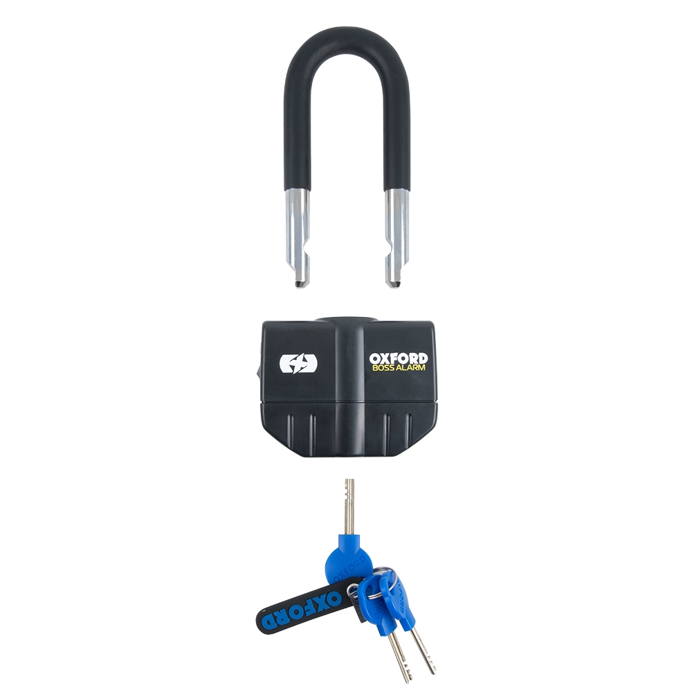 Oxford Boss Alarm 16mm Padlock Black - Image 4