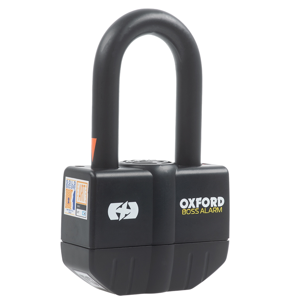 Oxford Boss Alarm 16mm Padlock Black - Image 2