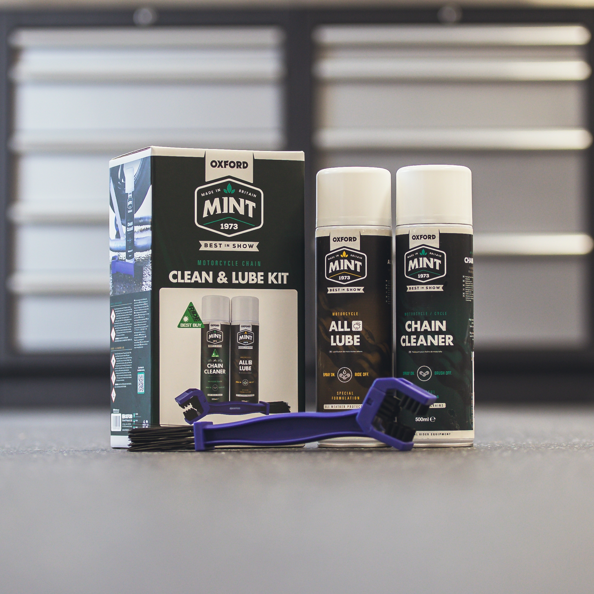 Oxford Mint Motorcycle Chain Lube Kit