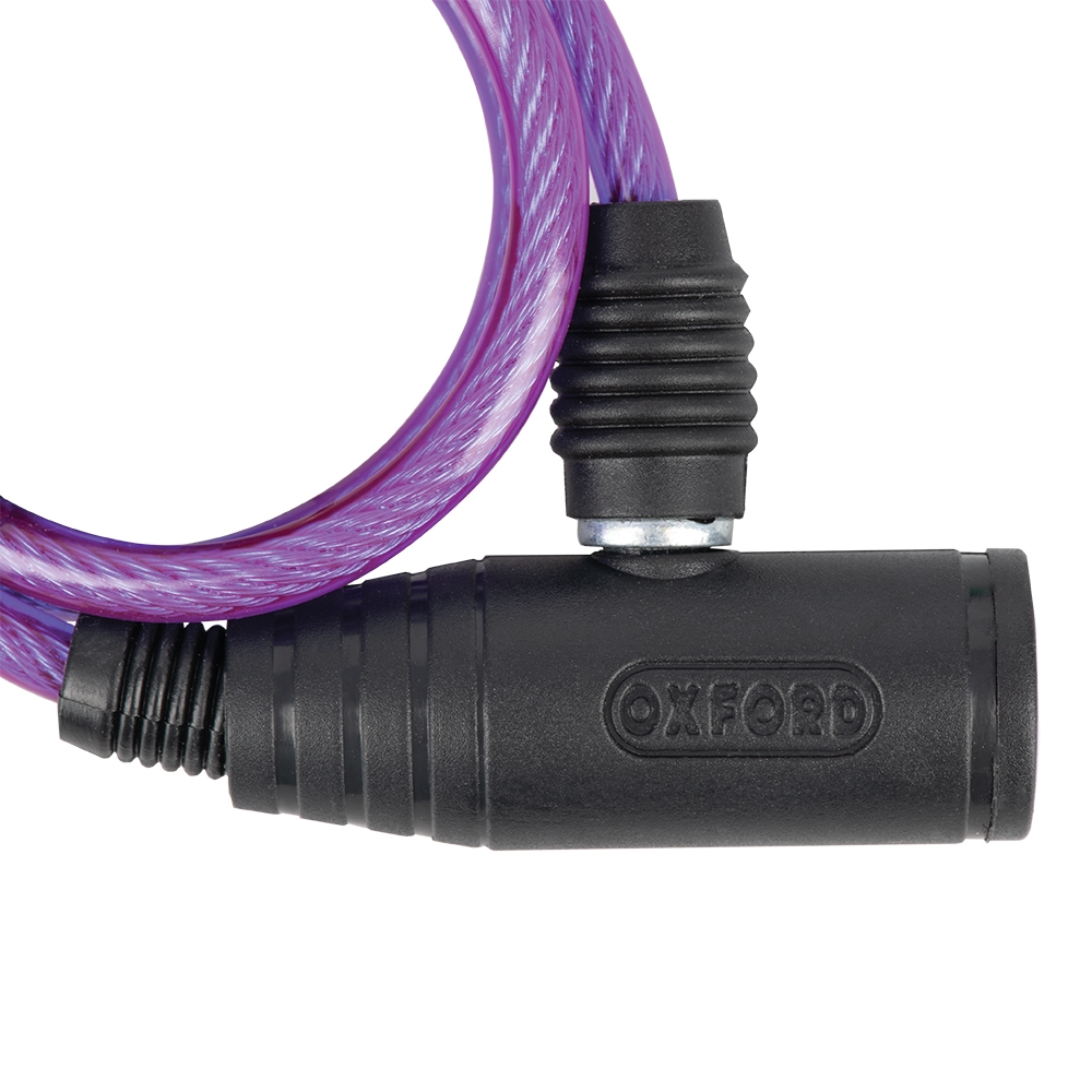 Oxford Bumper Cable Lock Clear 6mm x 600mm - Image 4