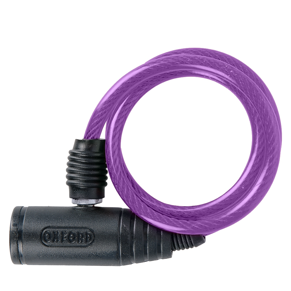 Oxford Bumper Cable Lock Clear 6mm x 600mm