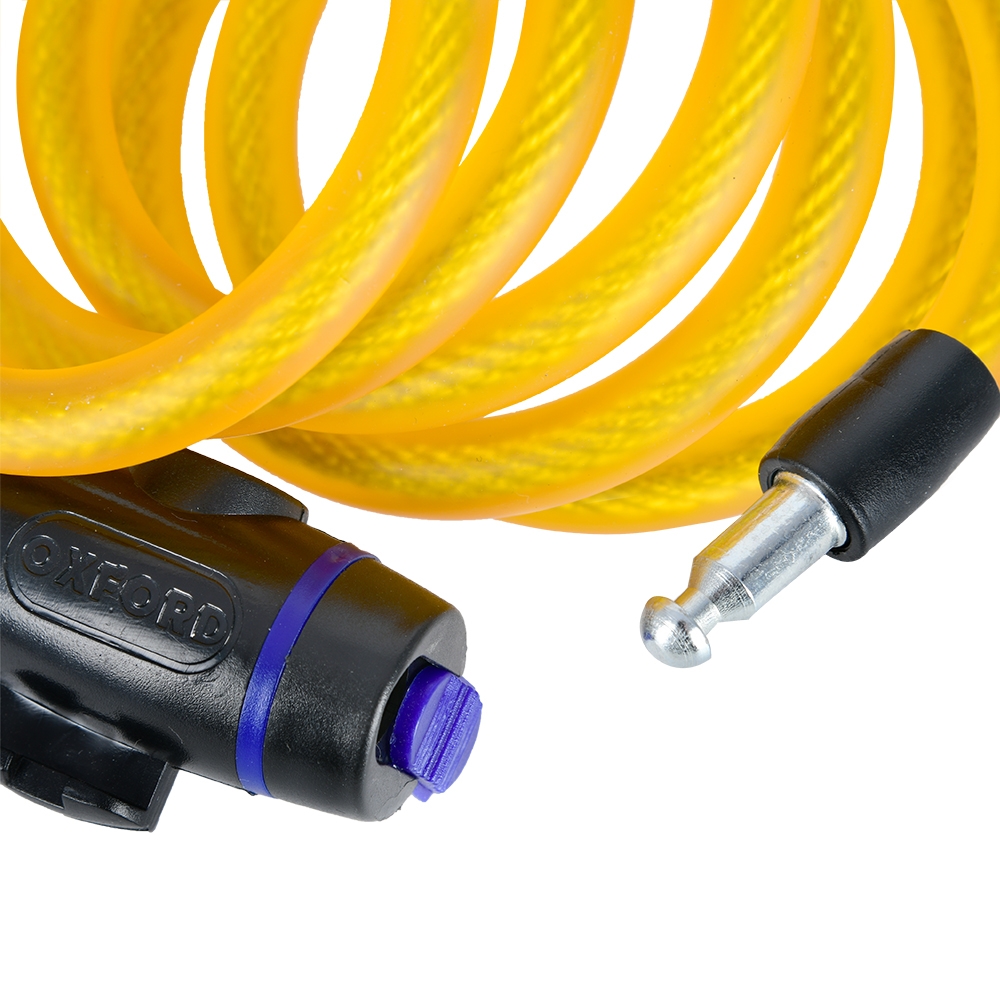 Oxford Cable Lock 12mm x 1800mm Gold - Image 4