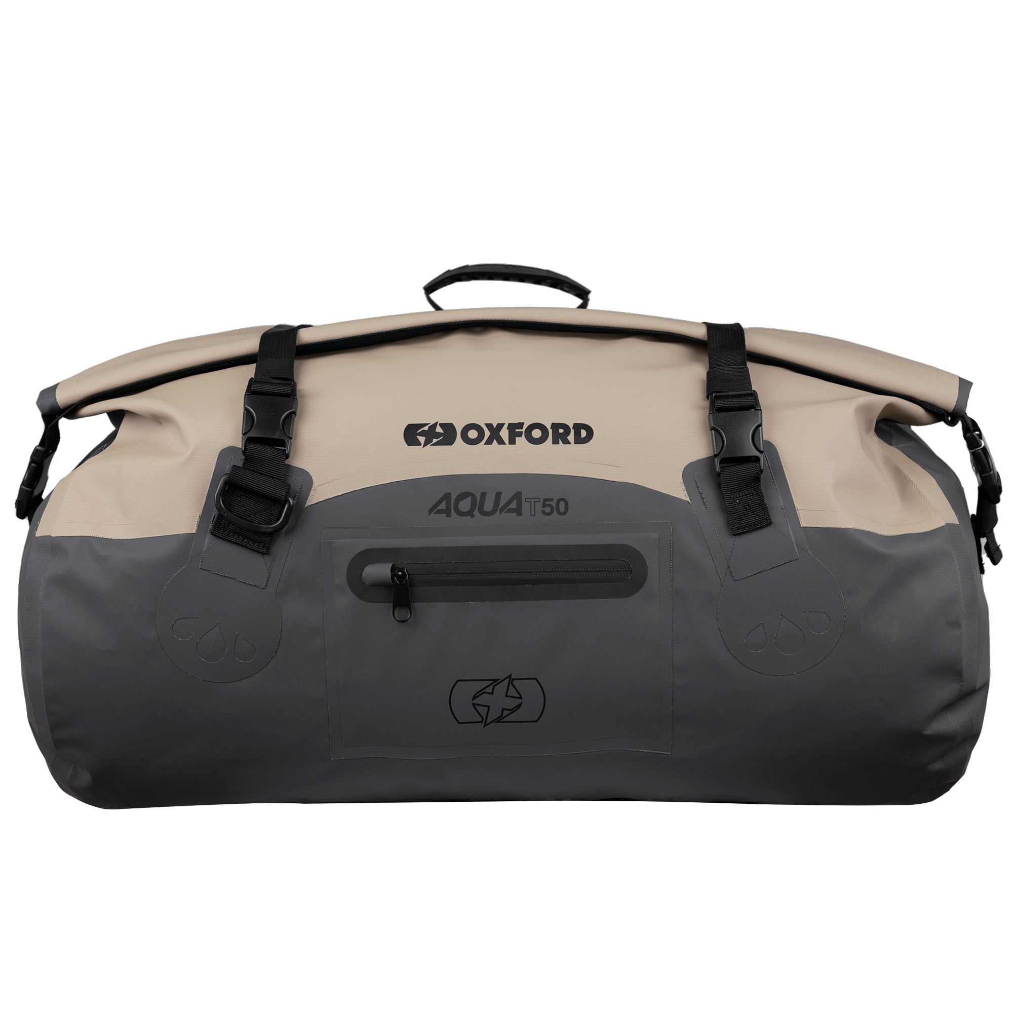 Oxford Aqua T-50 Roll Bag- Desert/Grey