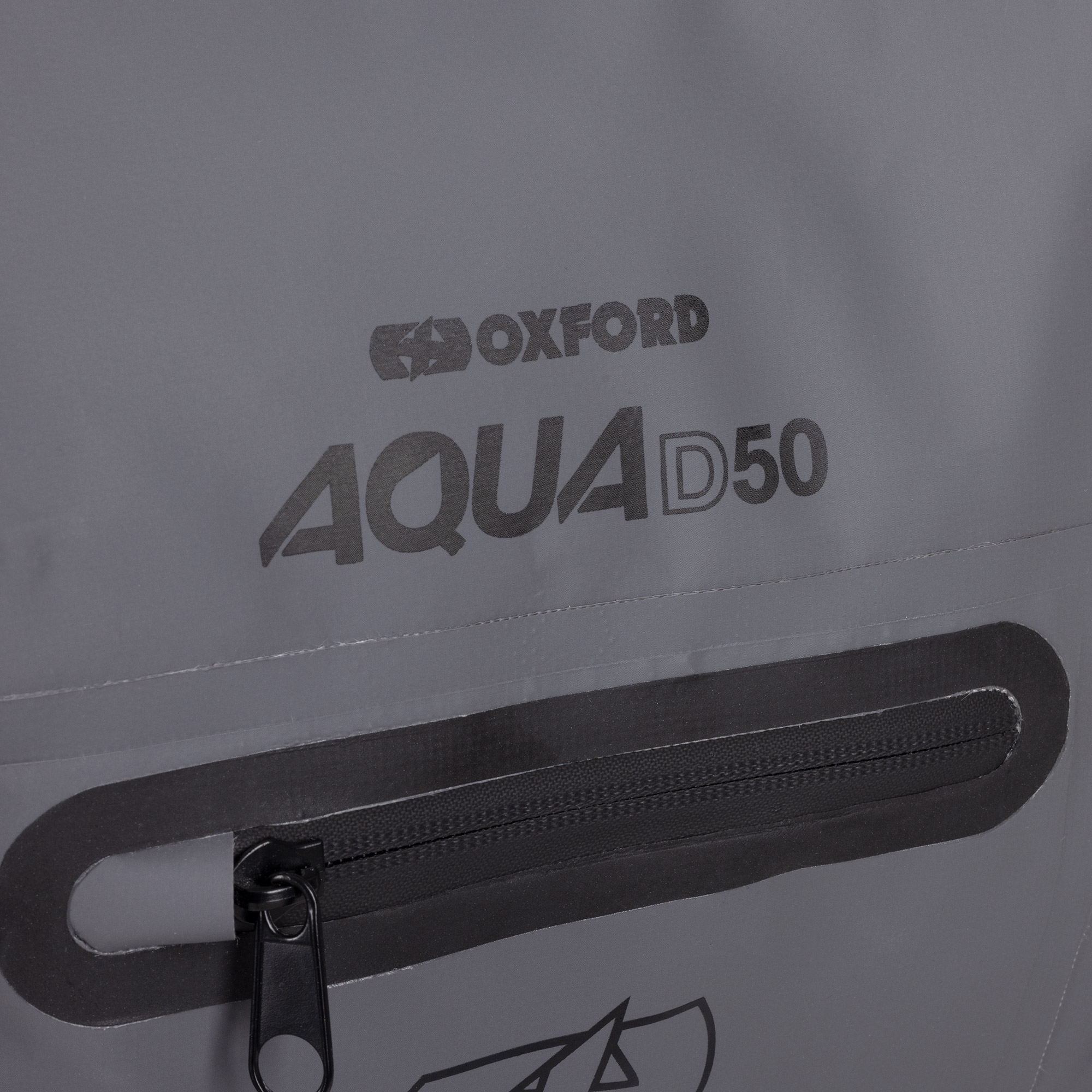 Oxford Aqua D-50 Duffle Bag Black/ Grey Fluo - Image 8