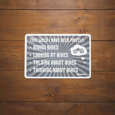 Oxford Garage Metal Sign: THIS WEEK