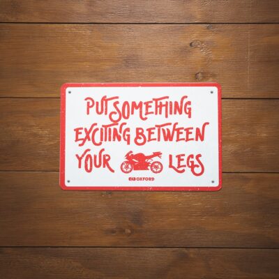 Oxford Garage Metal Sign: EXCITING