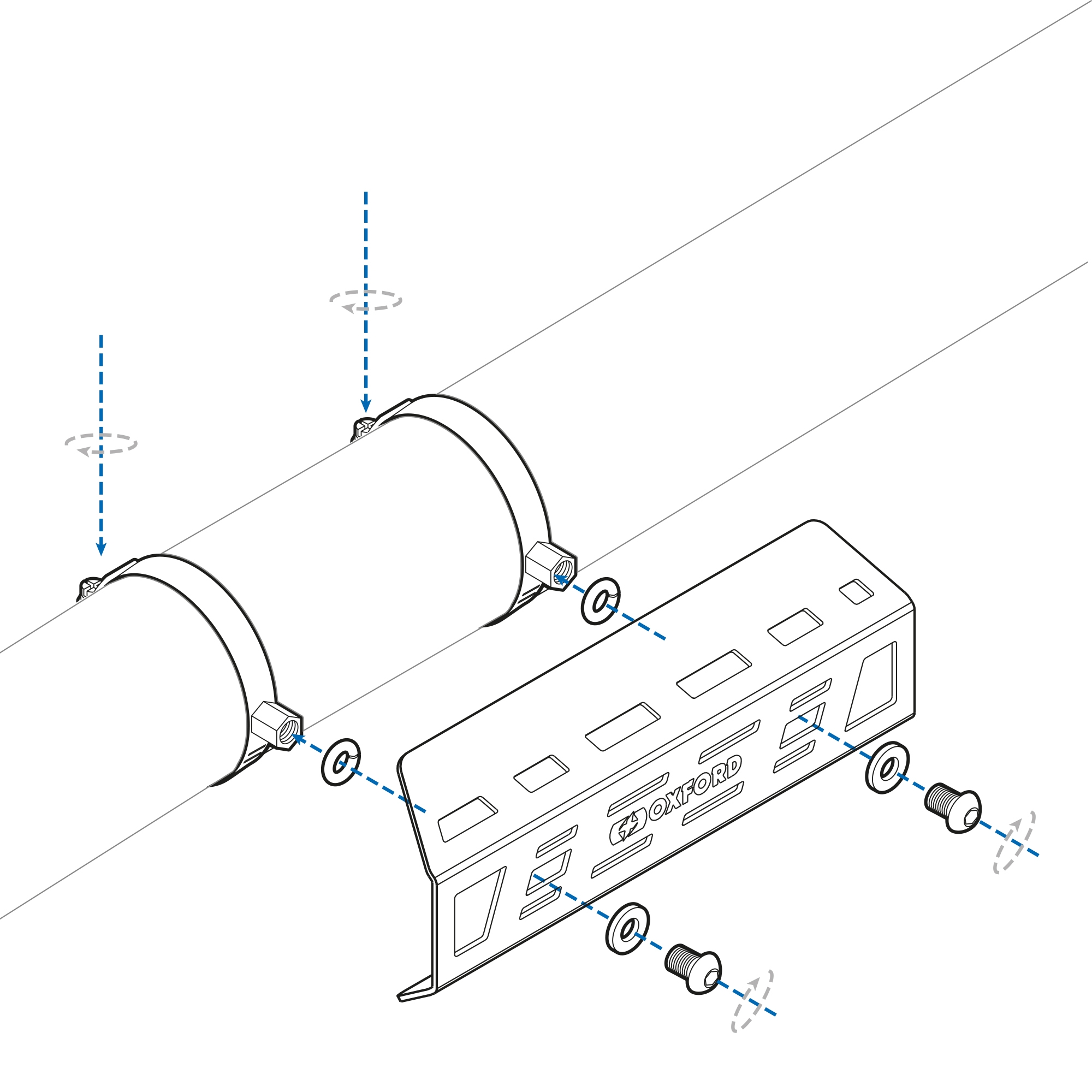 Oxford Adventure Exhaust Heat Shield - Image 3