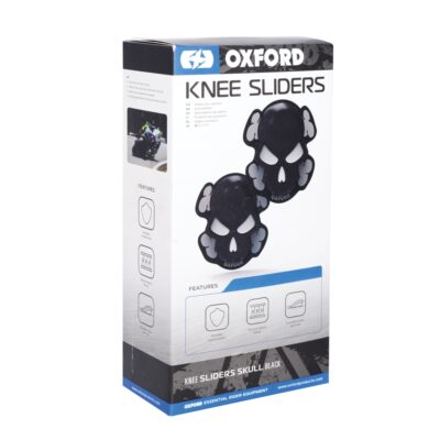 Oxford Skull Knee Sliders – White