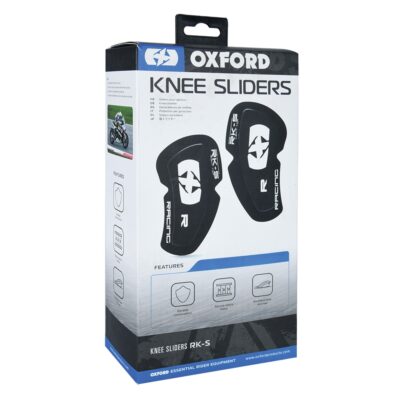 Oxford RK-S Knee Sliders Black/White