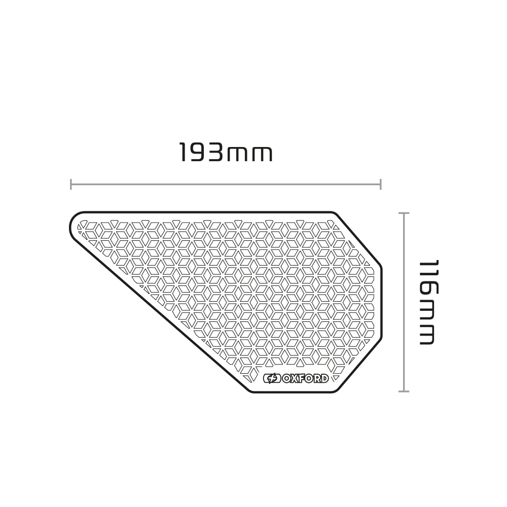 Oxford Gripper Adv Tank Grips - Image 3