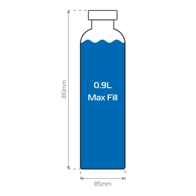 Oxford Aqua 1.0L Insulated Flask