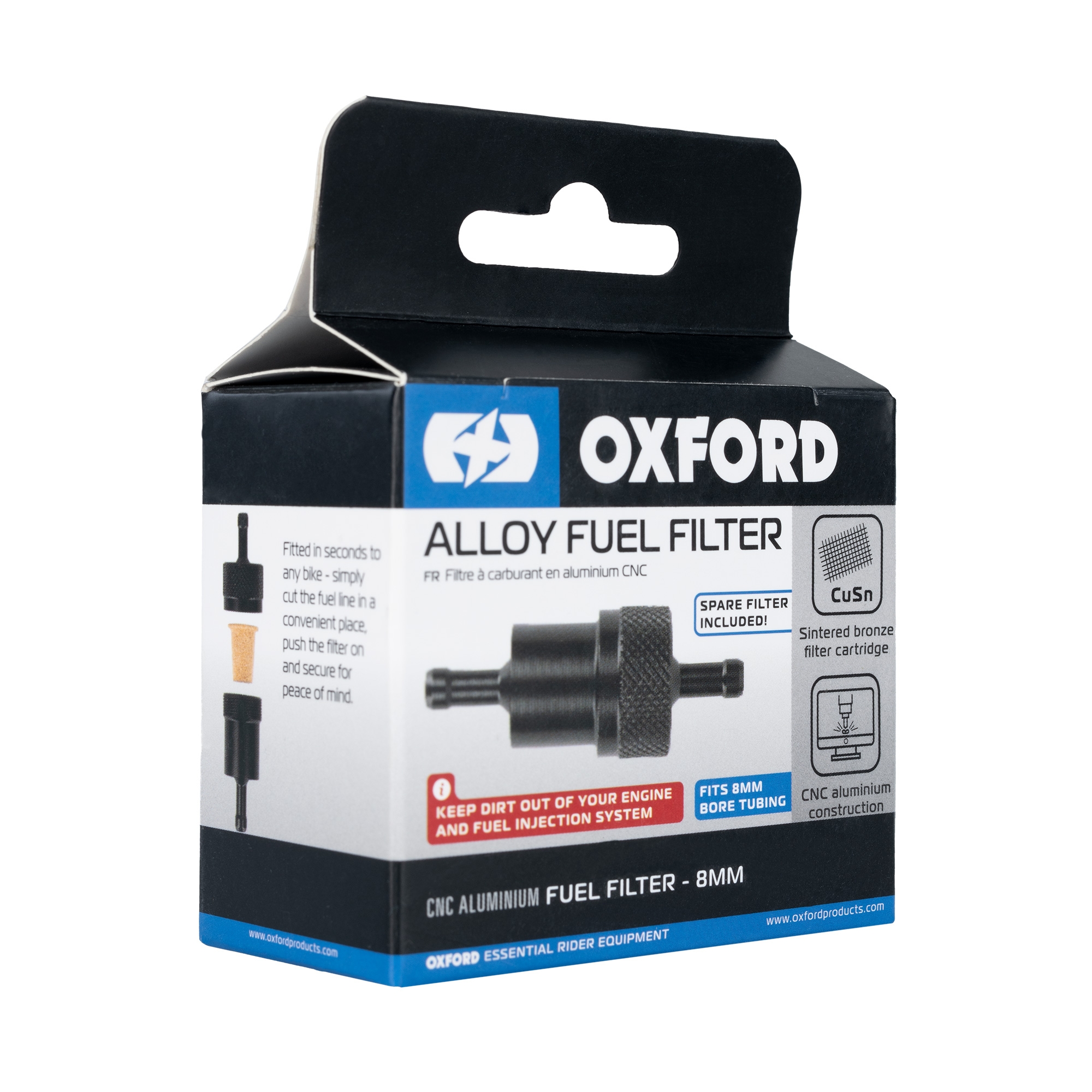 Oxford Alloy Fuel Filter 6mm - Image 4