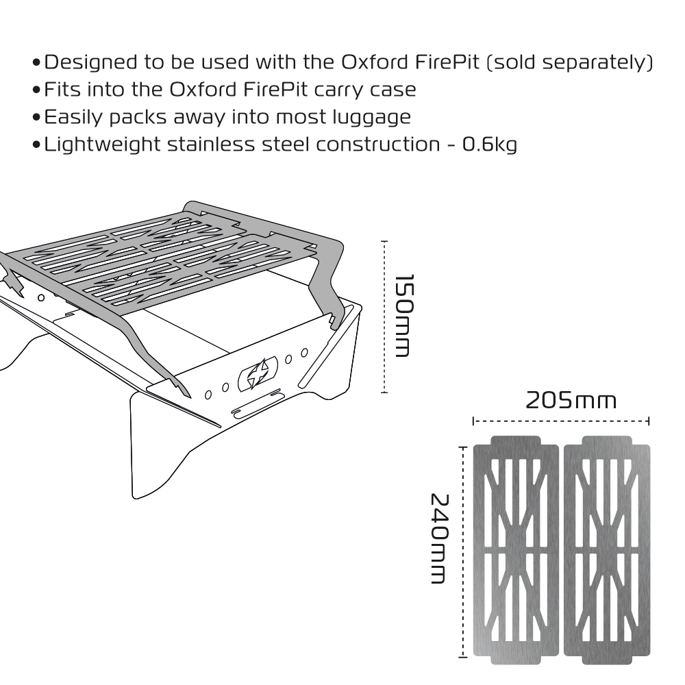 Oxford Grill for FirePit - Image 3