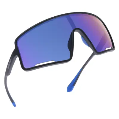 Oxford Sentiero Black Frame Blue Lens Sunglasses