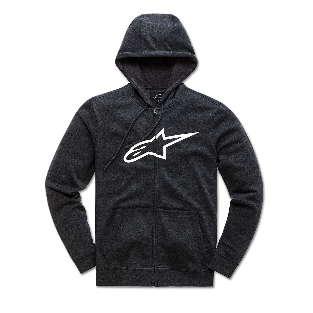 Alpinestars Ageless Li Mens Fleece Hoodie - Black White
