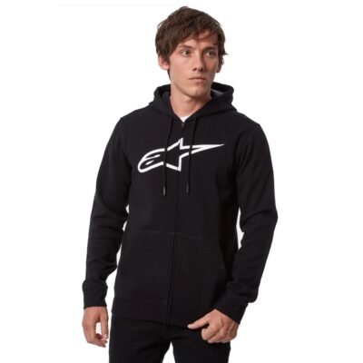 Alpinestars Ageless Li Mens Fleece Hoodie – Black White