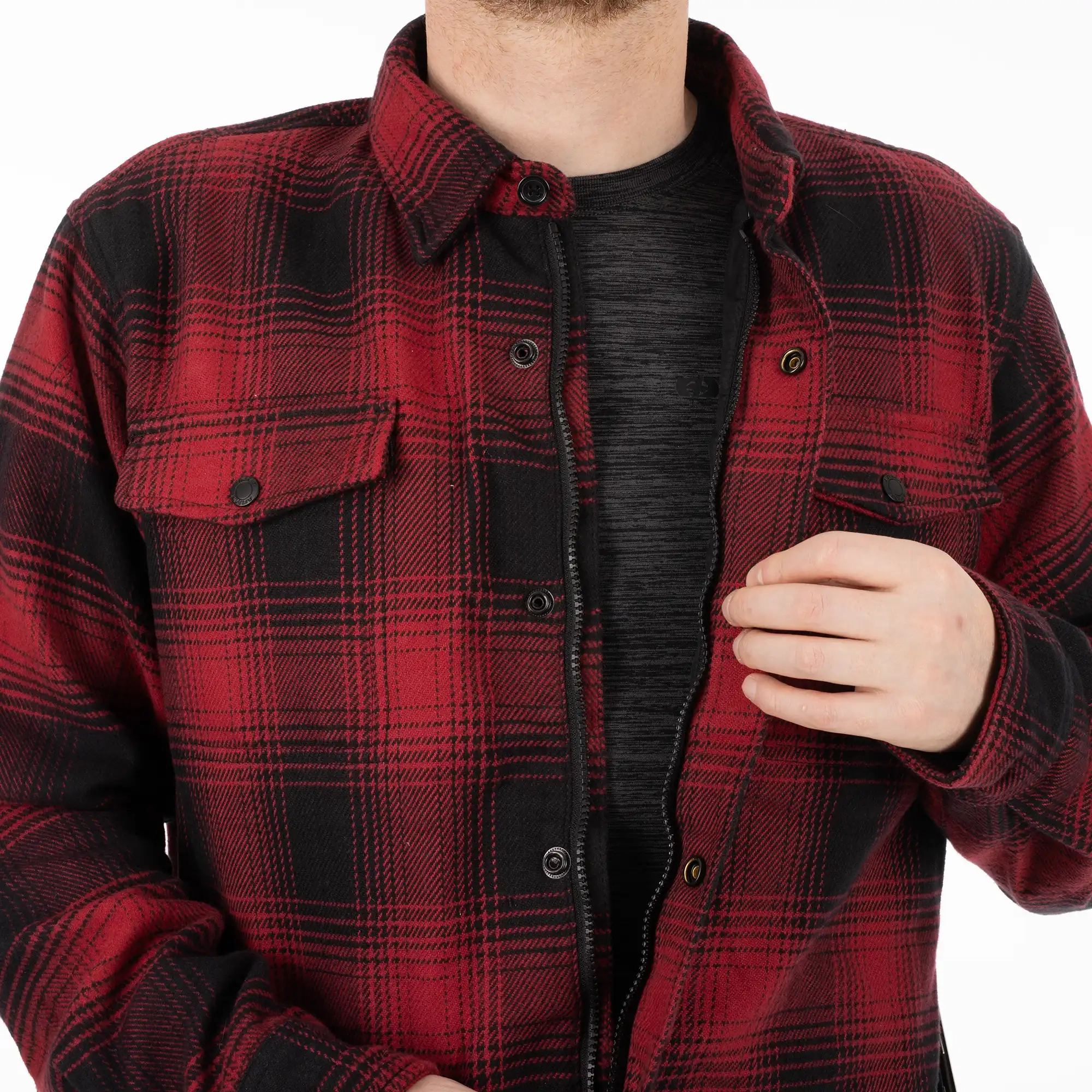 ARMR Prime 2.0 Men Shirt - Red Black - Image 4