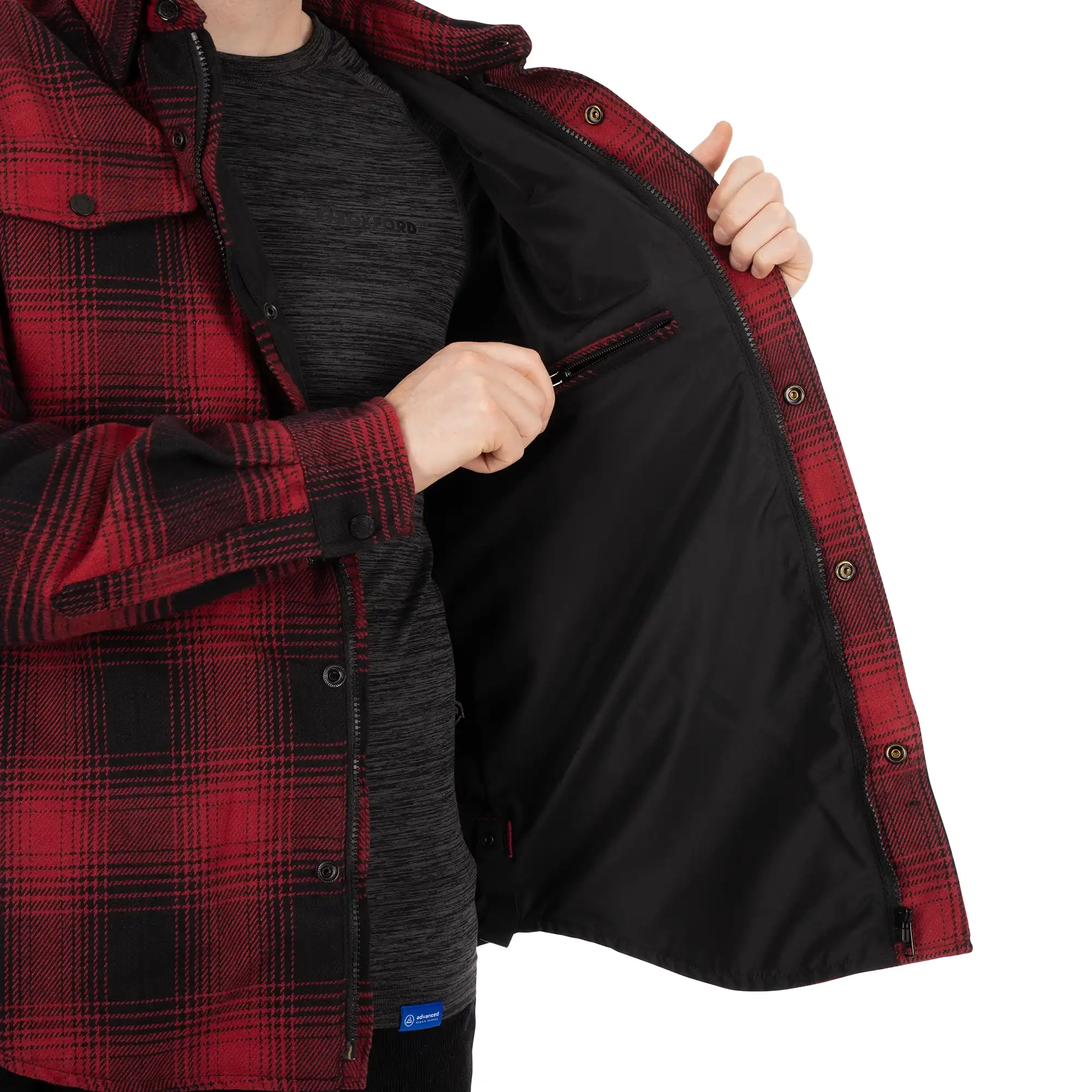 ARMR Prime 2.0 Men Shirt - Red Black - Image 5