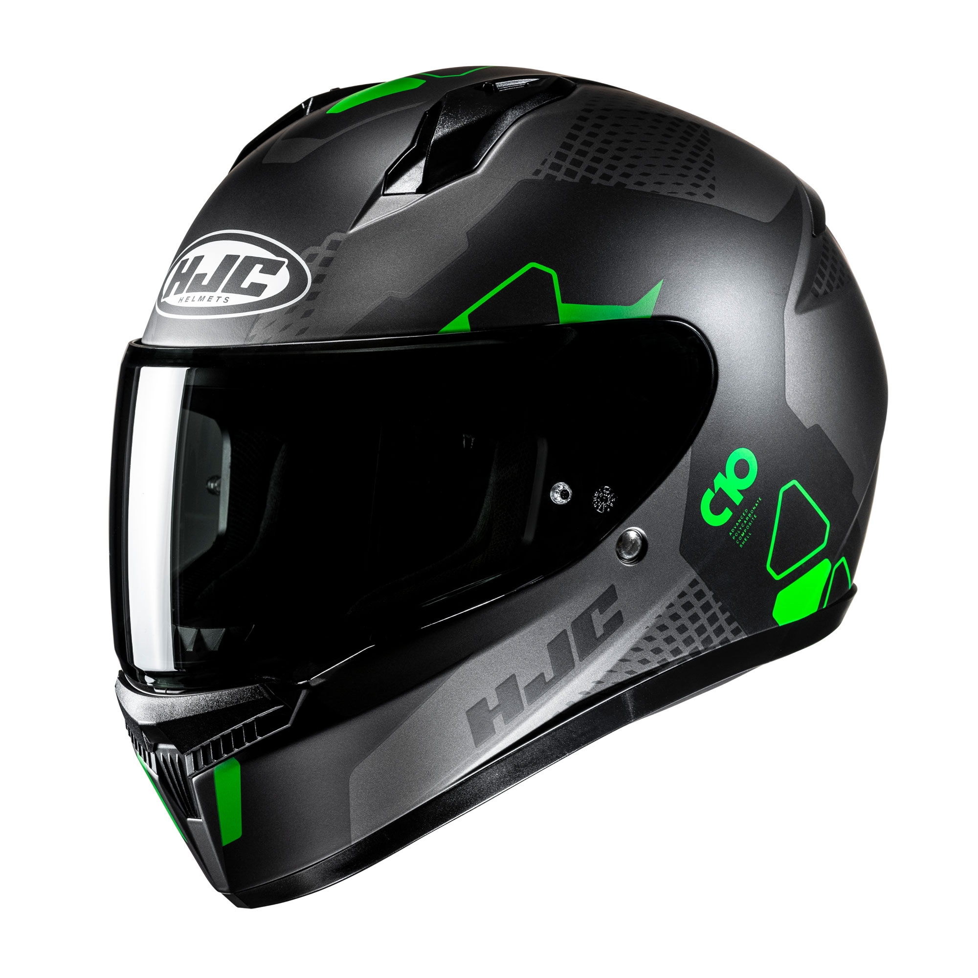 HJC C10 Aspa MC4SF Green