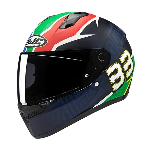 HJC C10 Brad Binder MC21SF Red White Blue - Image 6