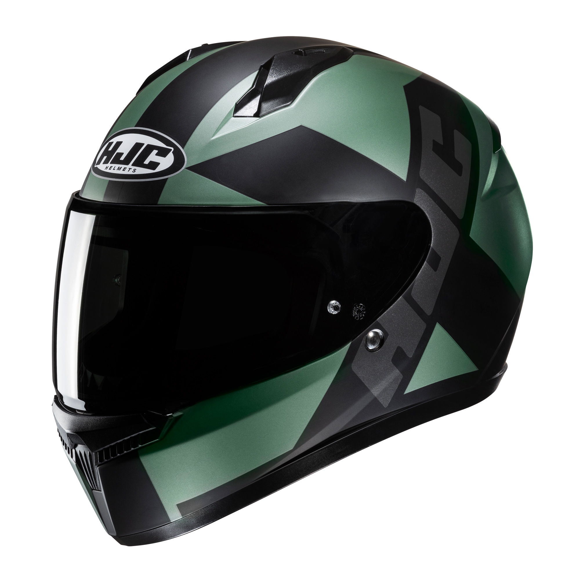 HJC C10 Tez MC4SF Khaki Green - Image 2