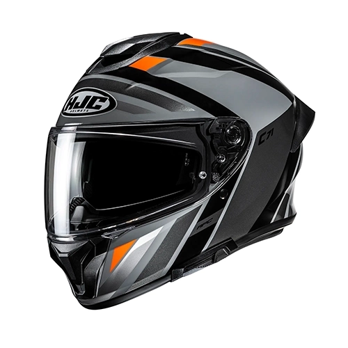 HJC C71 Faber MC7 Orange - Image 3
