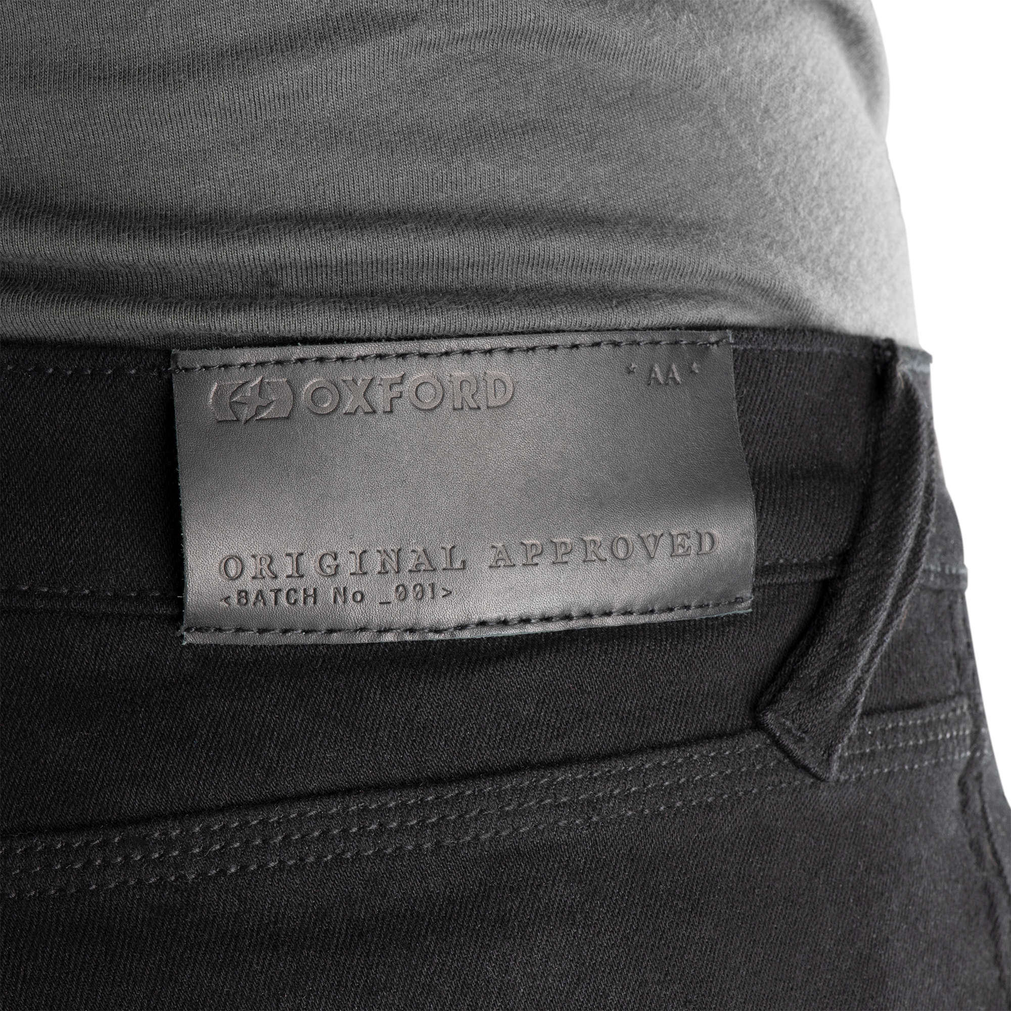 Oxford Original Approved Super Stretch MS Slim Jean Black - Image 6