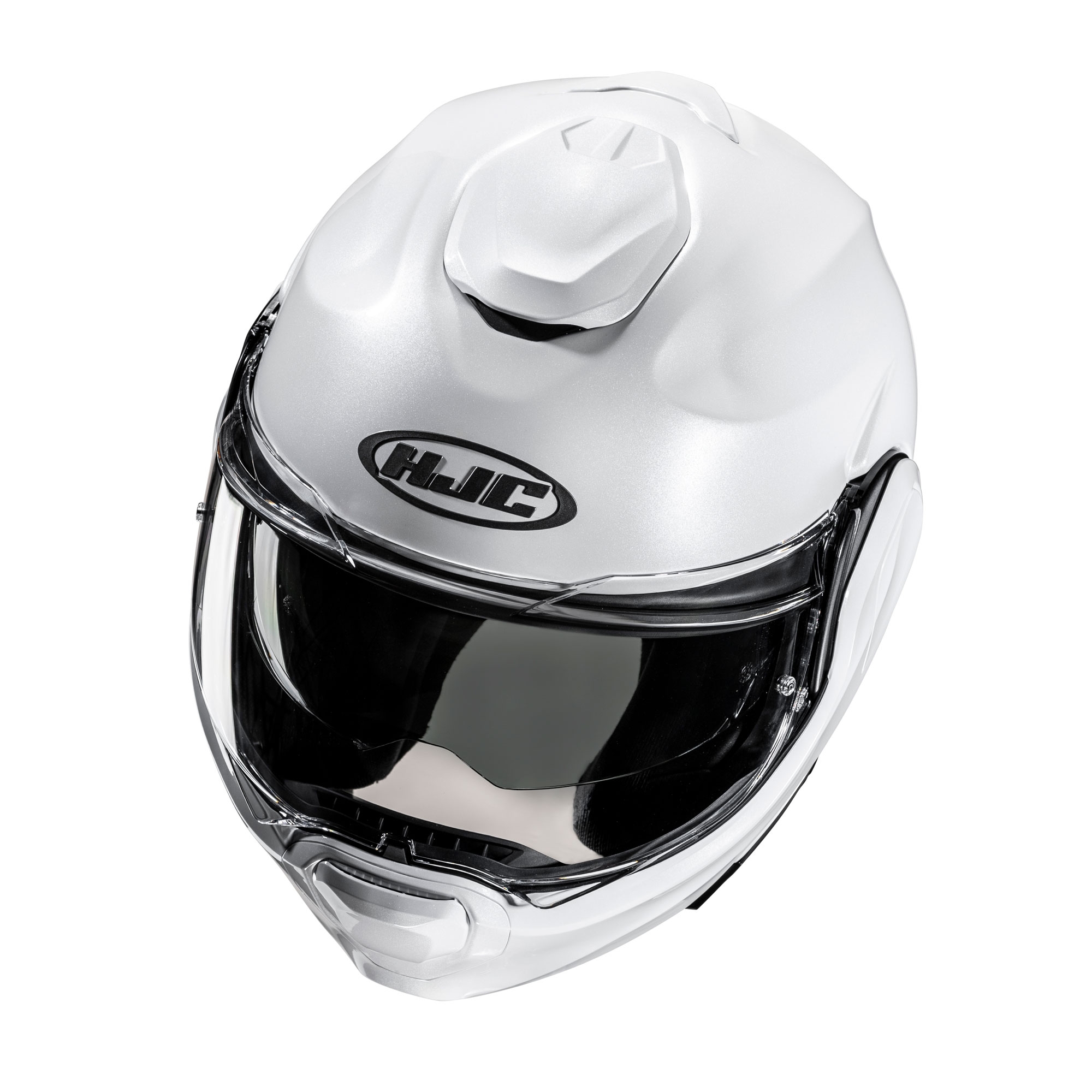 HJC F100 Pearl White - Image 2