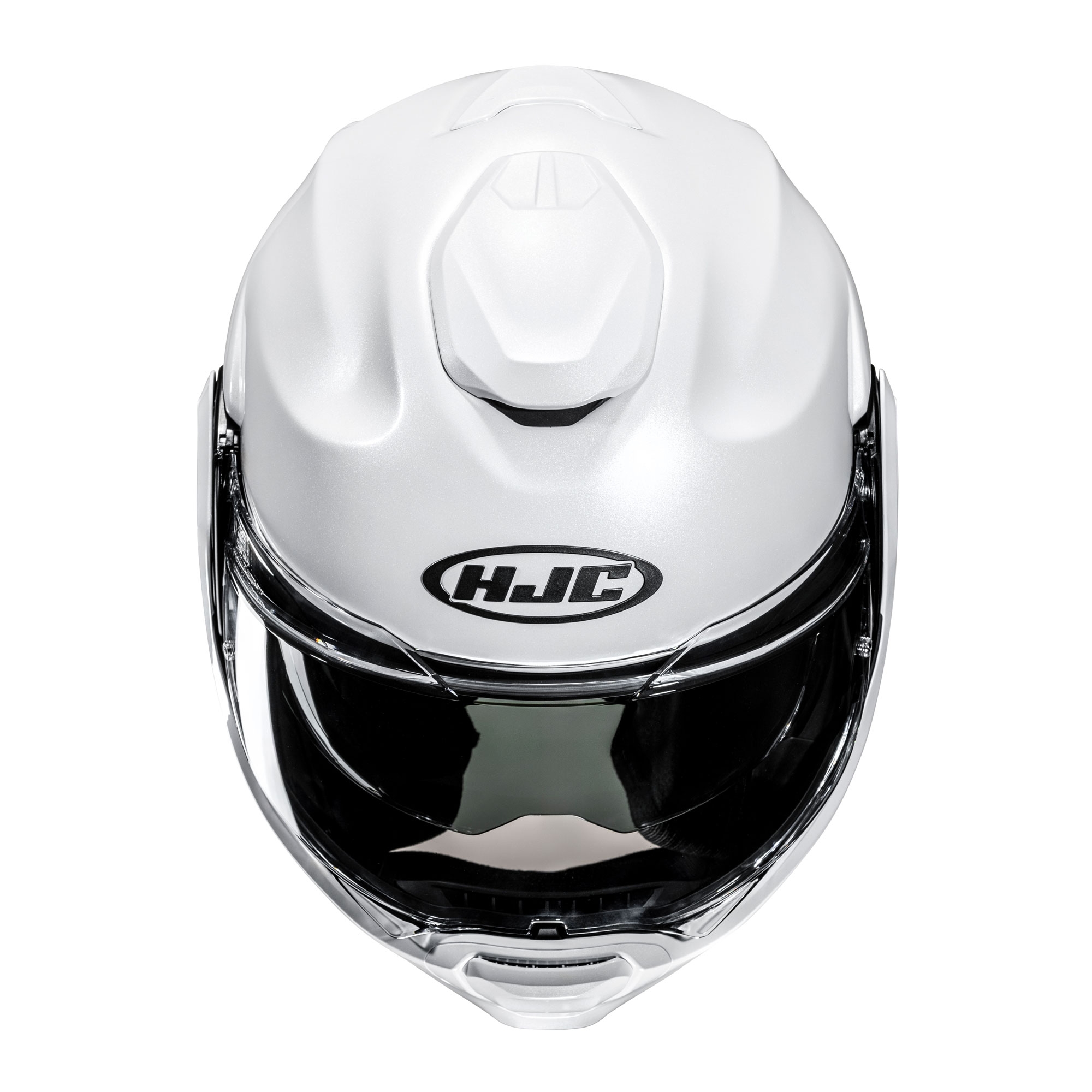 HJC F100 Pearl White - Image 4