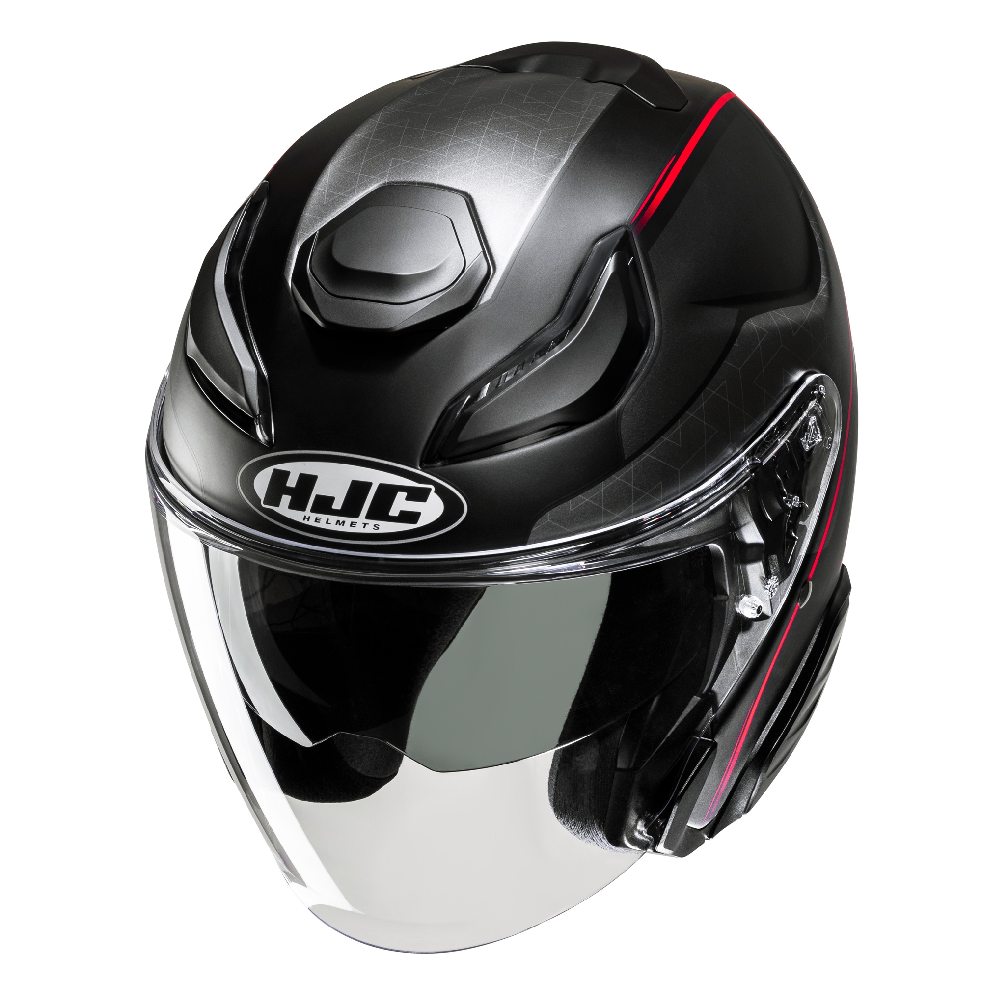 HJC F31 Ludi MC1SF Red - Image 2