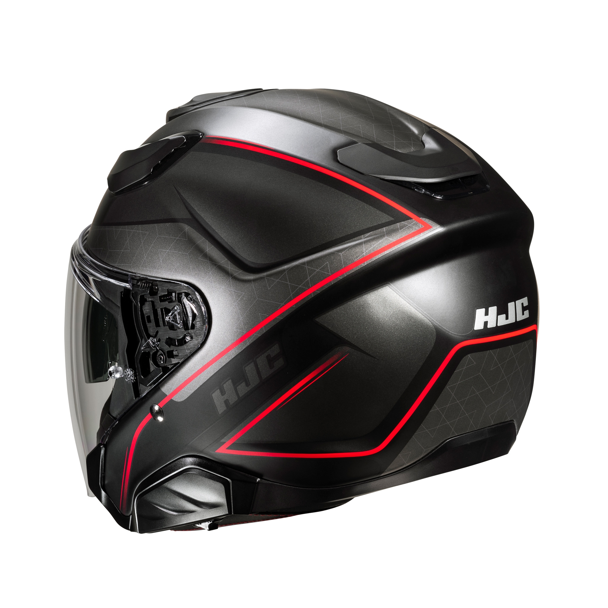 HJC F31 Ludi MC1SF Red - Image 3