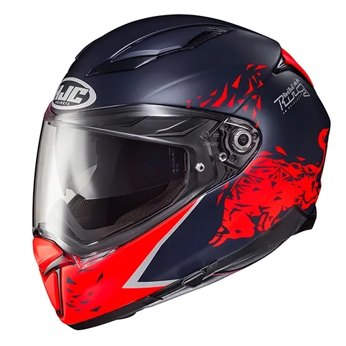 HJC F70 Spielberg Redbull Ring MC21SF - Red Blue - Image 5