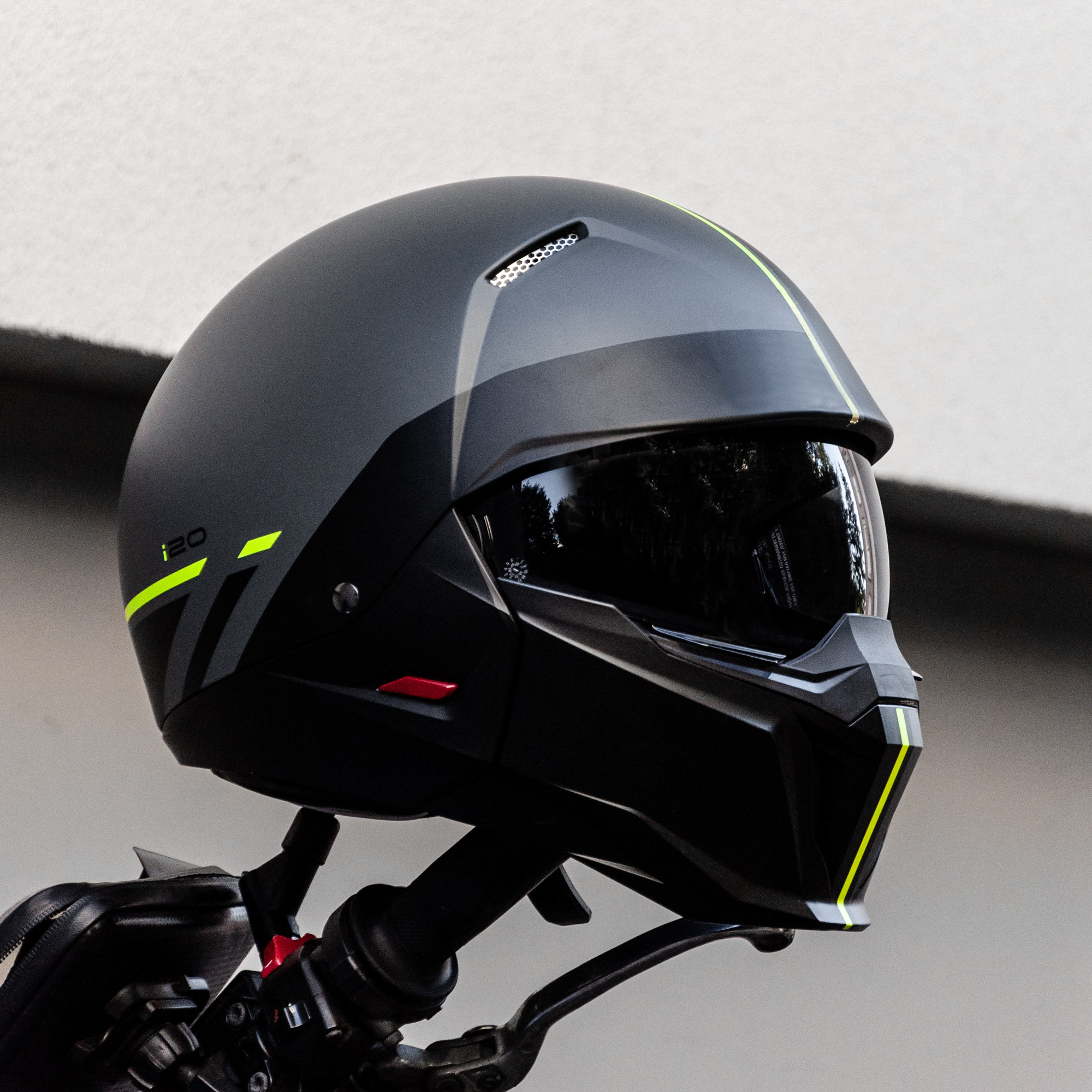 HJC I20 Batol MC3HSF Open Face Helmet - Yellow - Image 4