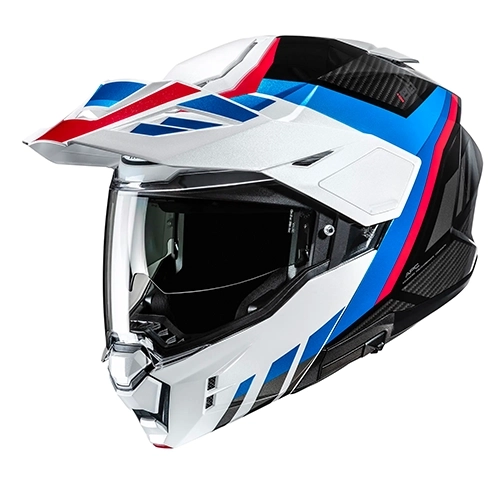 HJC I80 Imes MC21 White Blue Red - Image 4
