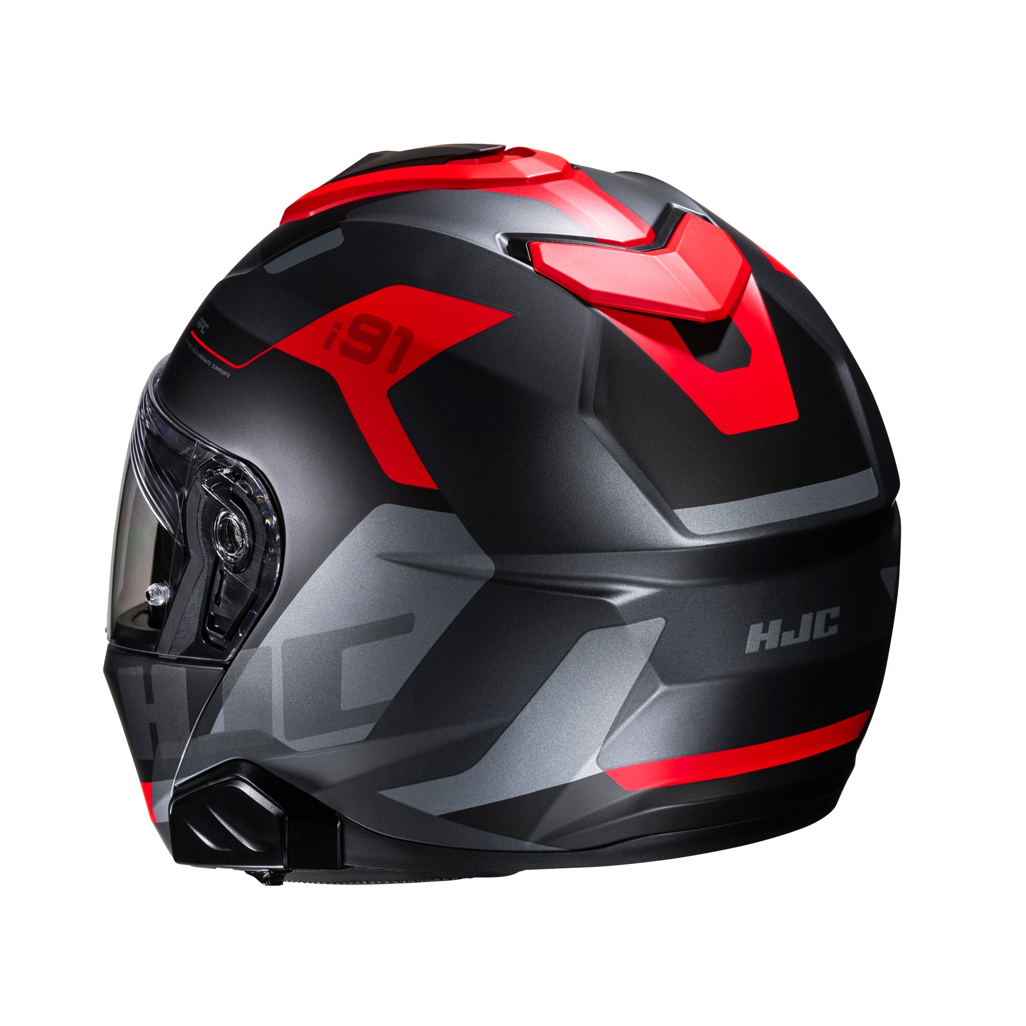 HJC I91 Carst MC1SF Red - Image 3