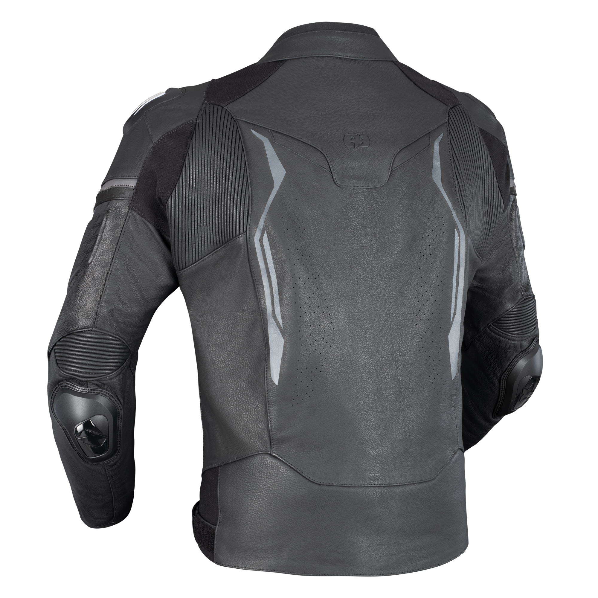 Oxford Nexus 1.0 Leather MS Jkt Stl Blk - Image 2
