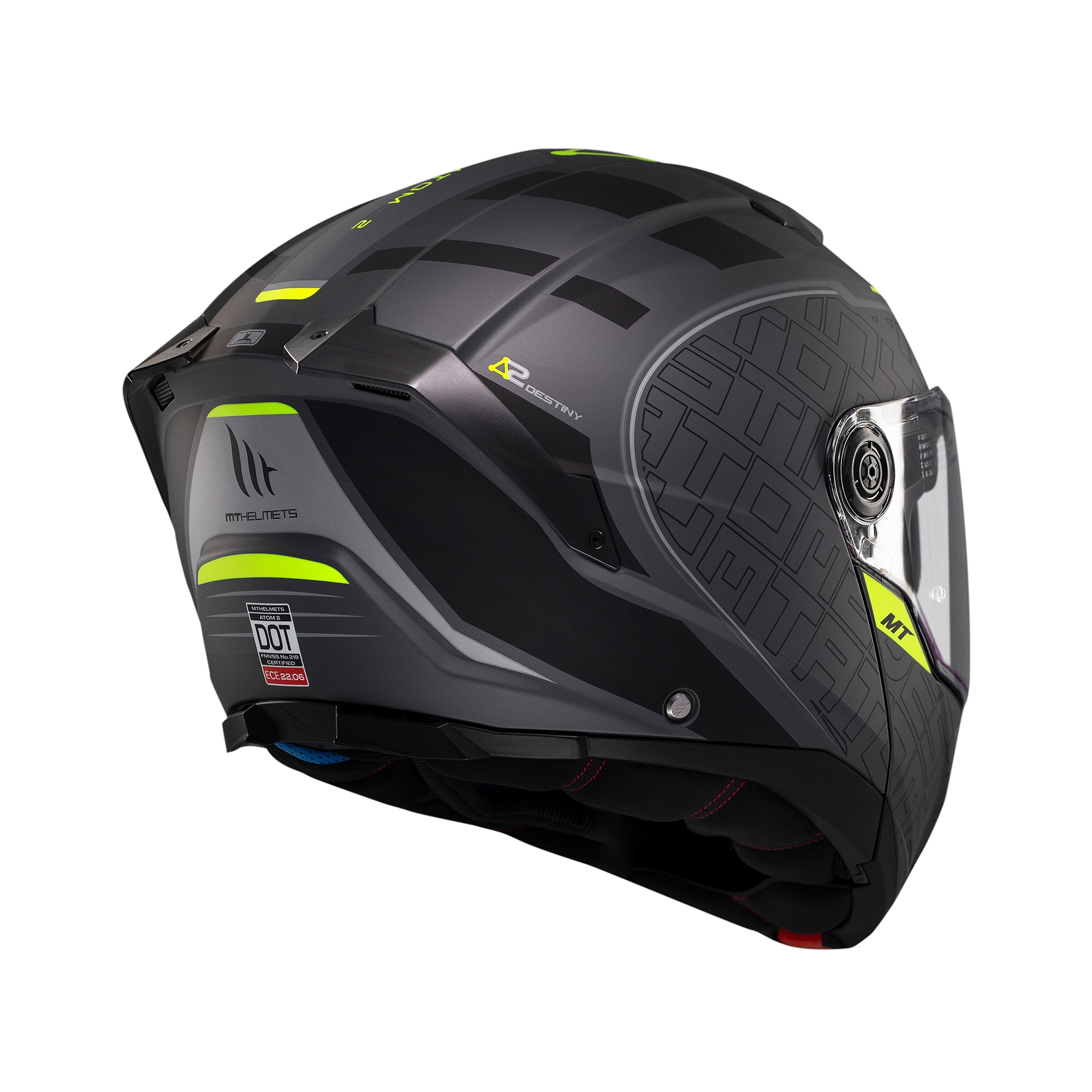MT Atom 2 Destiny C2 Matt Black/Fluo - Image 6