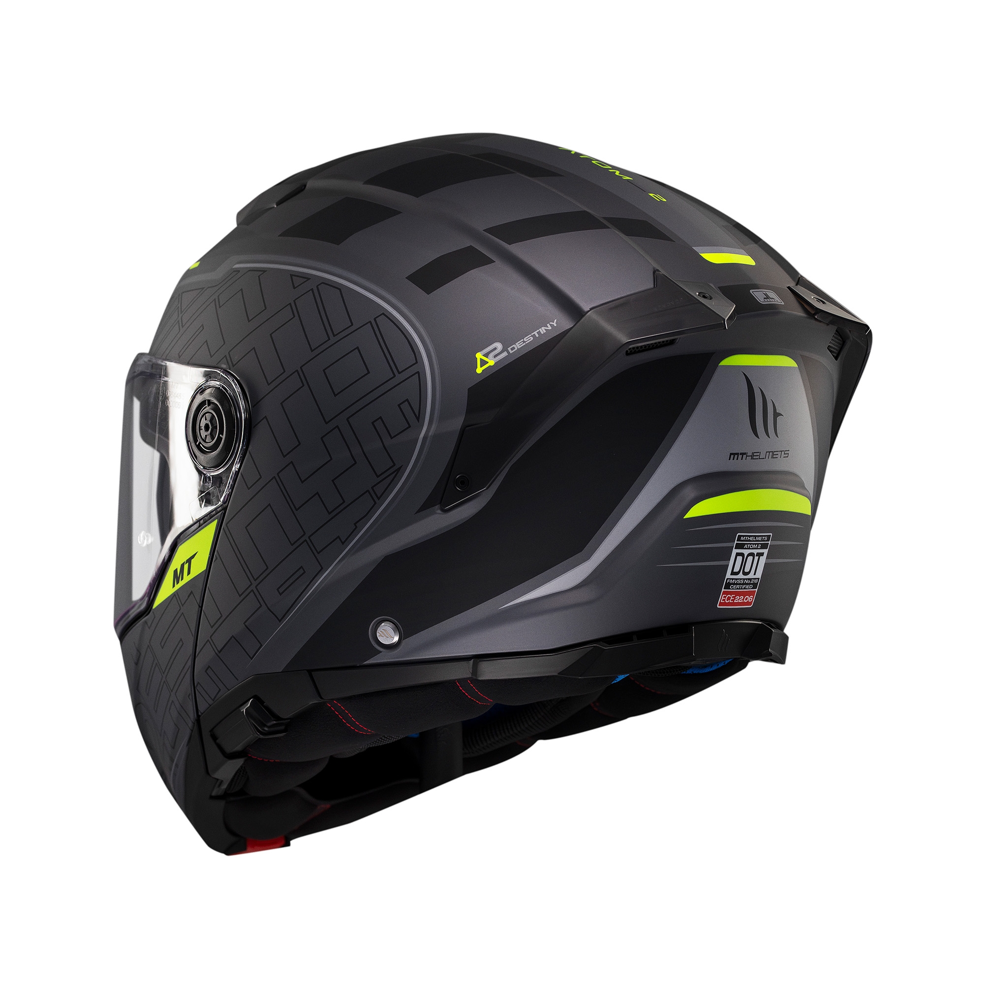 MT Atom 2 Destiny C2 Matt Black/Fluo - Image 8