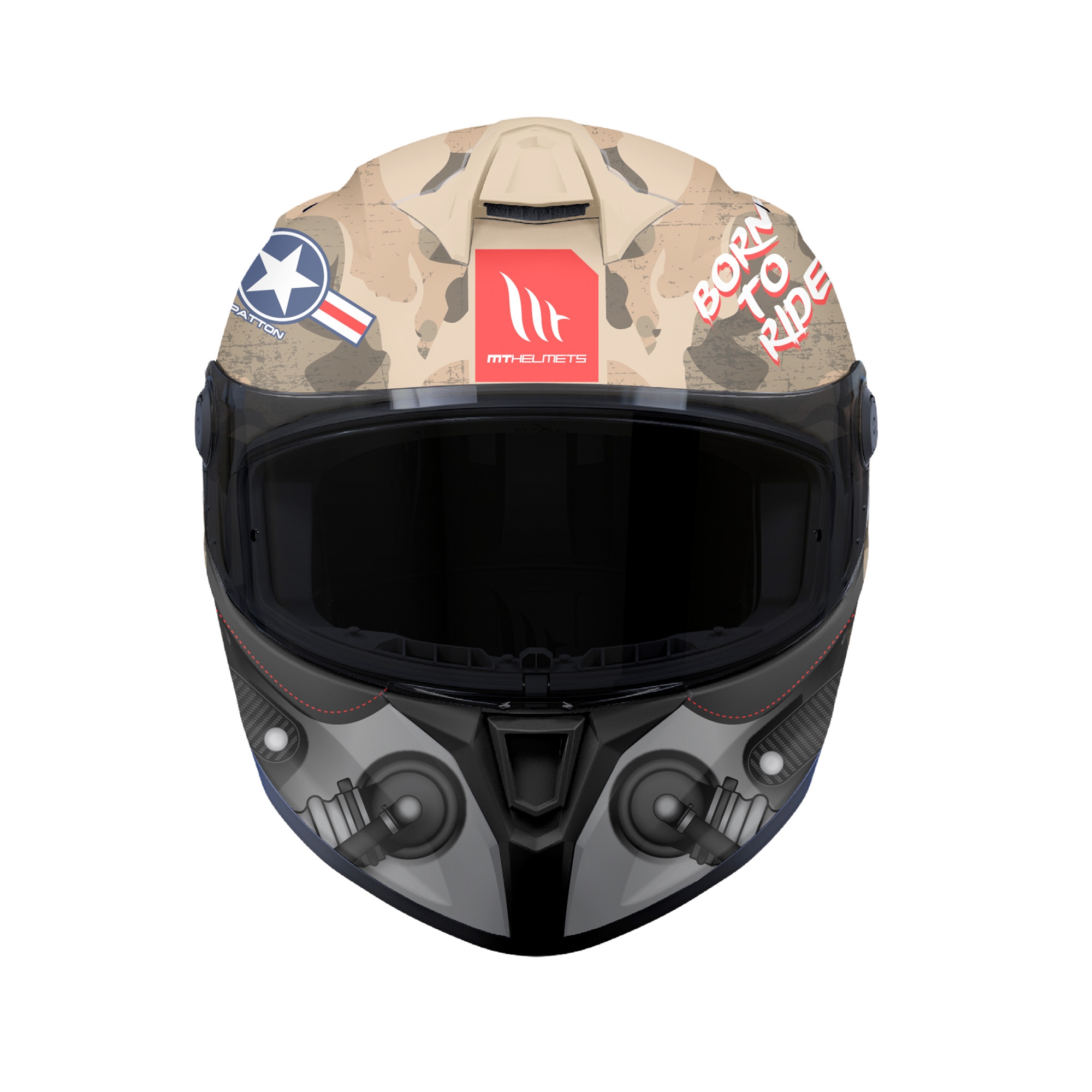 MT Targo S Patton A2 Matt Sand Camo - Image 2