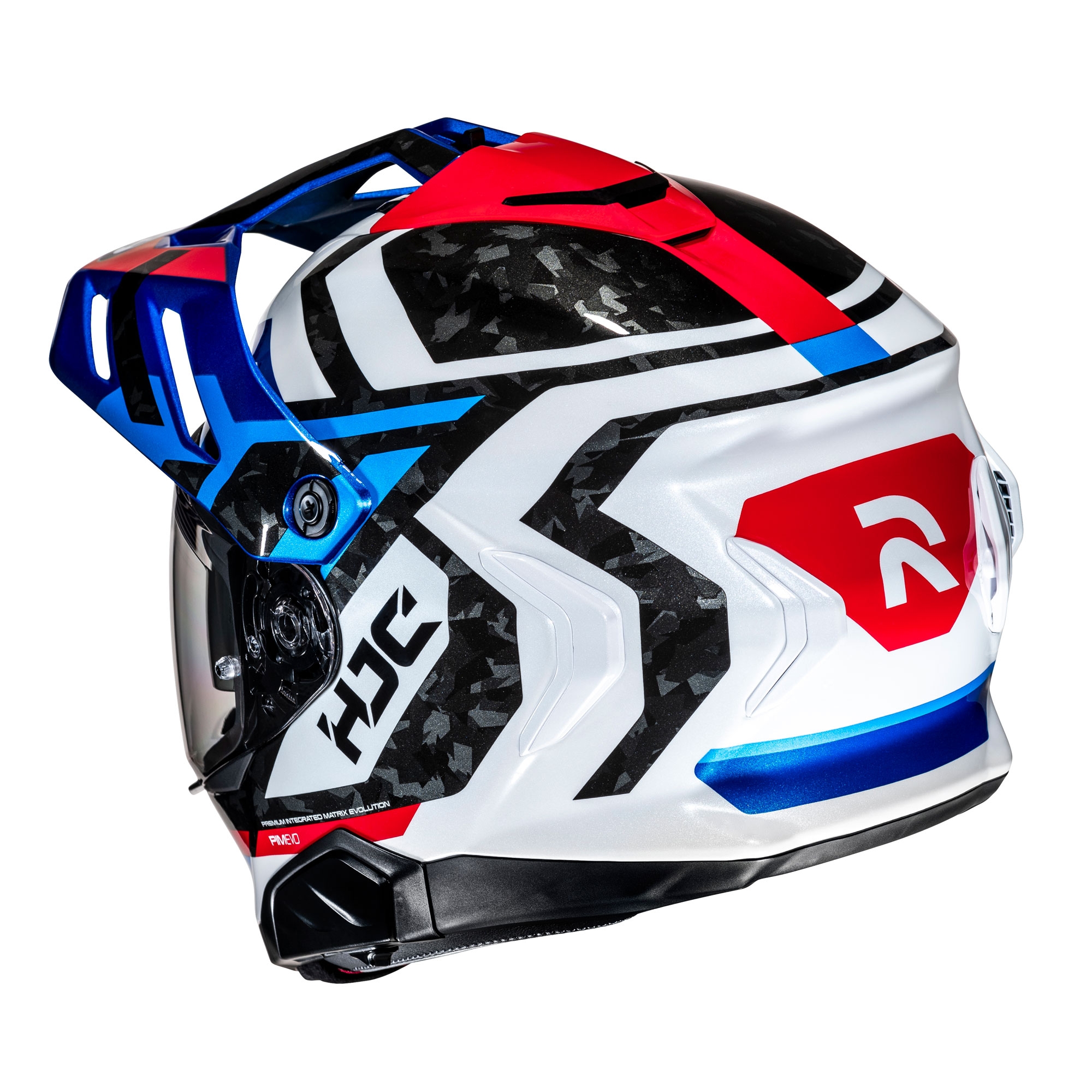 HJC RPHA 60 Dakar MC21 White Red Blue - Image 2