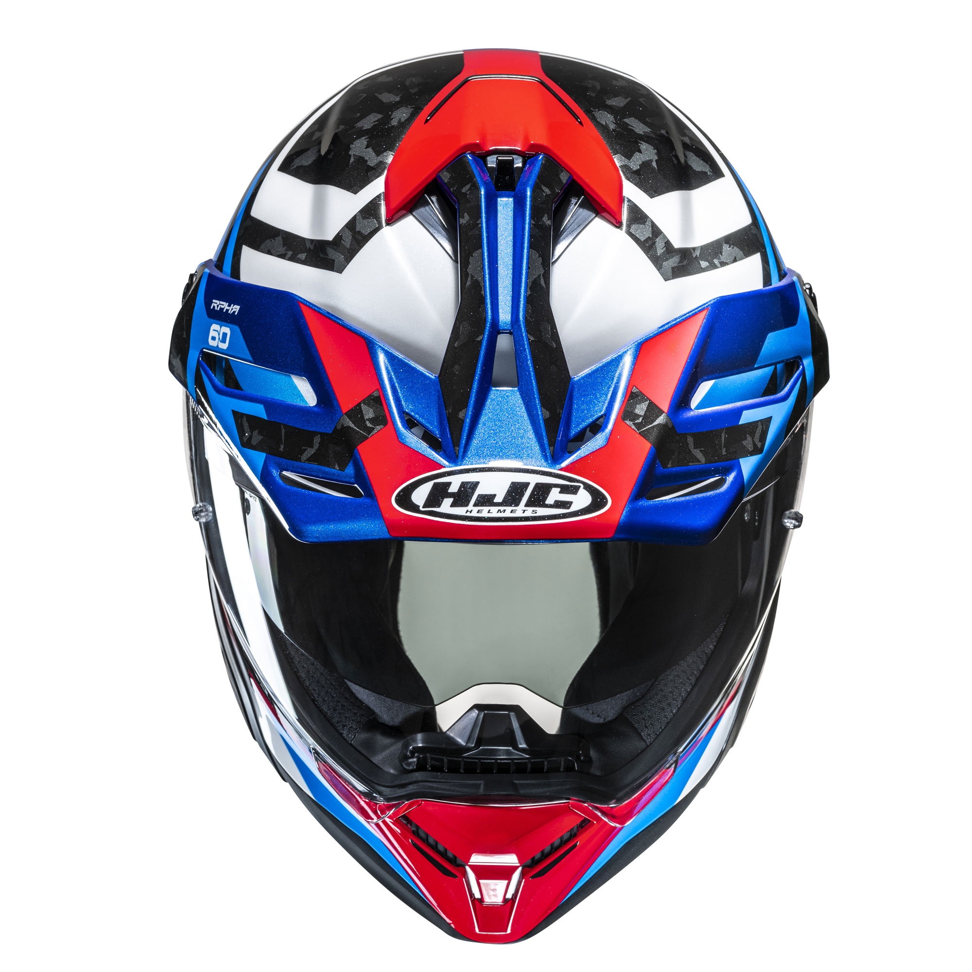 HJC RPHA 60 Dakar MC21 White Red Blue - Image 3