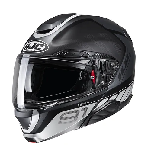 HJC RPHA 91 Rafino MC5SF Black - Image 2